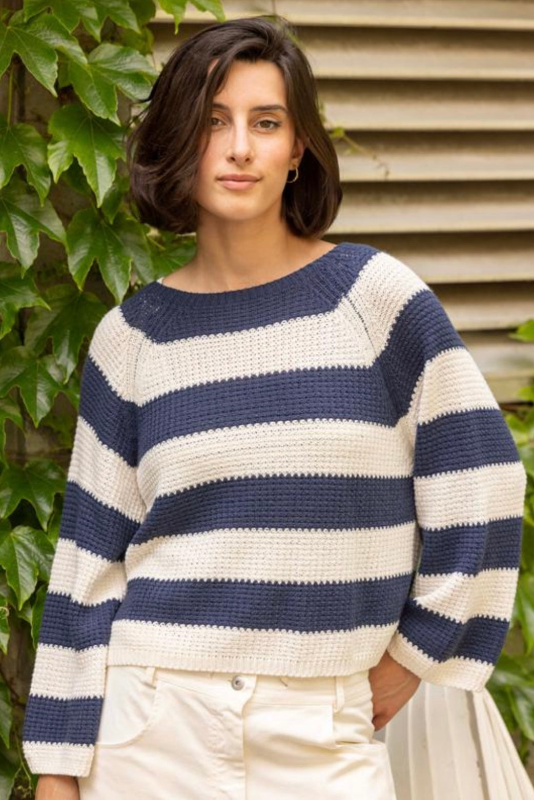 Striped Knit Sweater