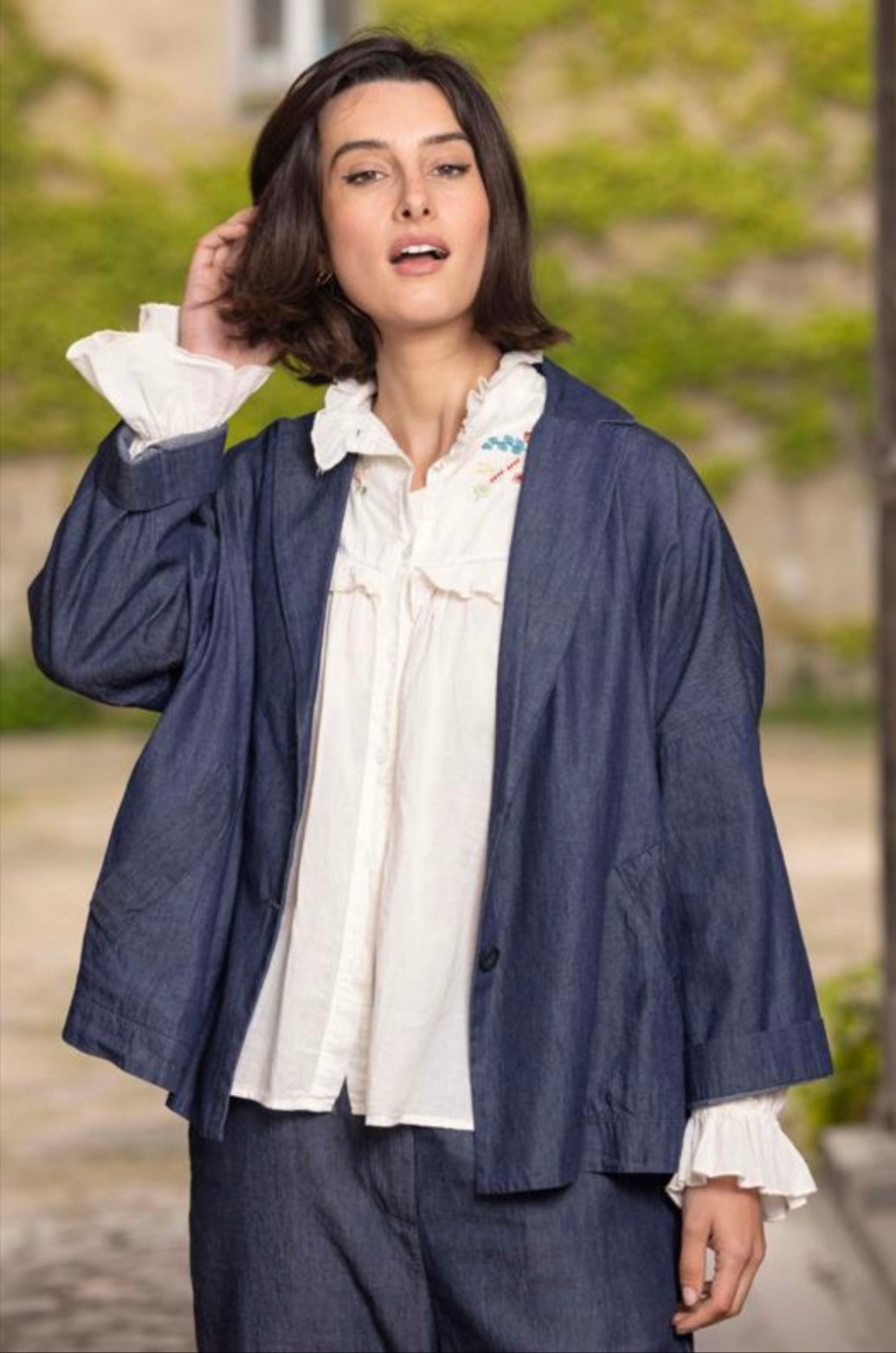 Lightweight Denim Blazer