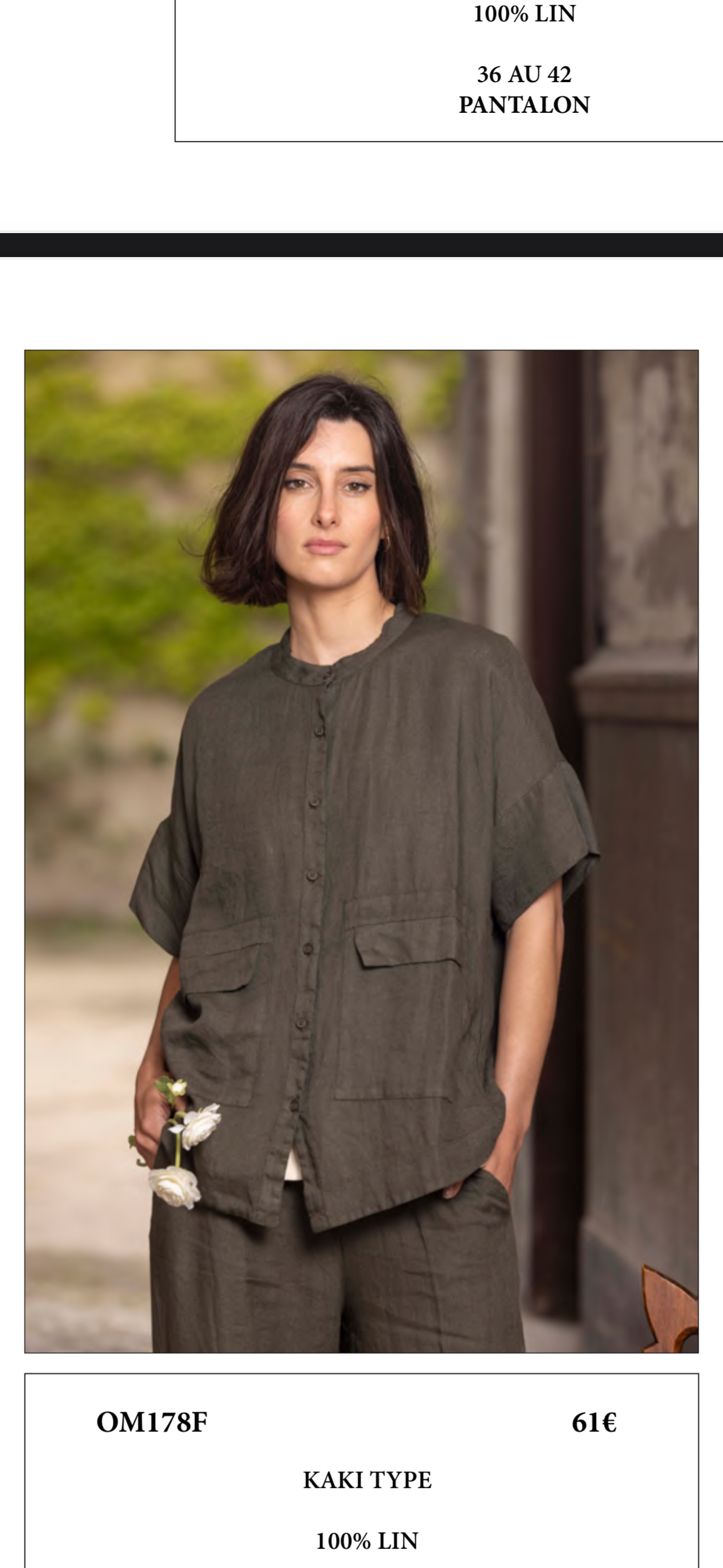 Linen Button-Up Jacket