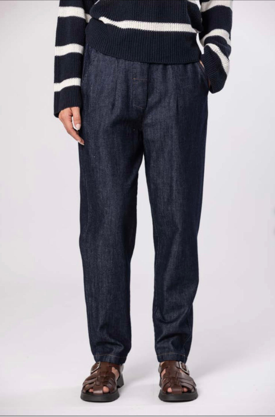 Tailored Denim Trousers
