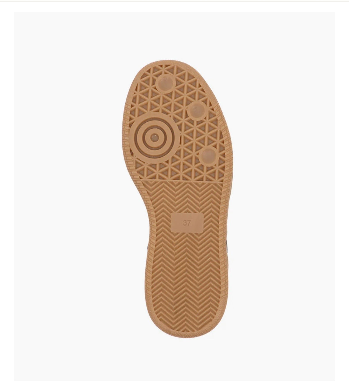 Liva | Dark Brown/Gold Sneaker