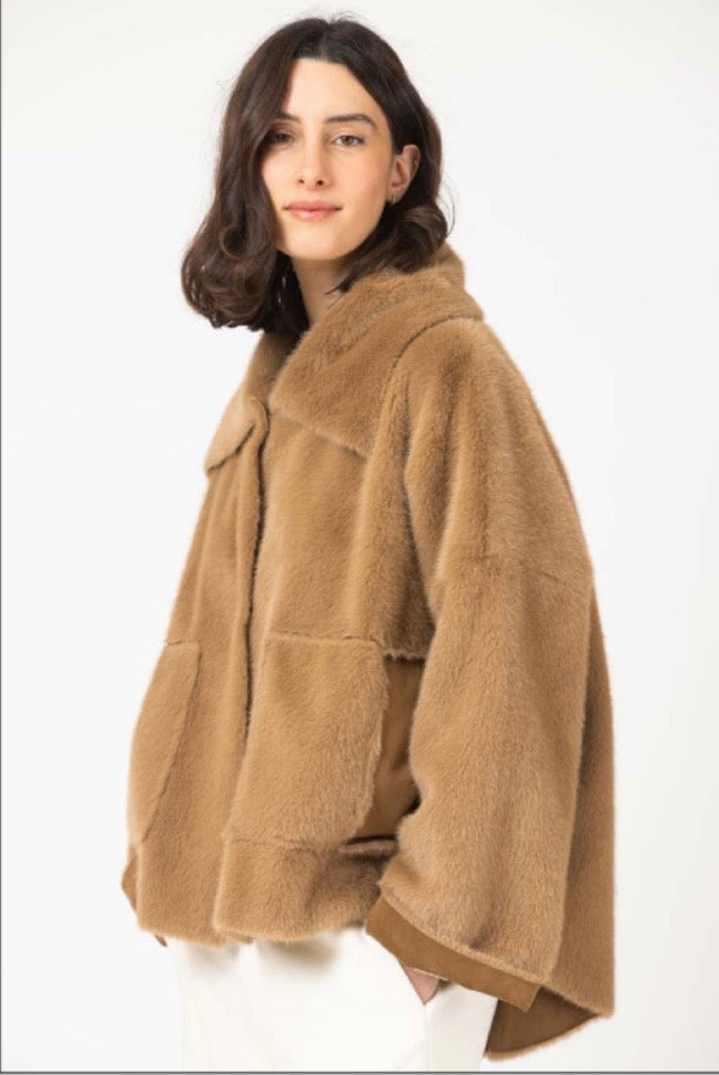 Faux Fur Oversized Jacket