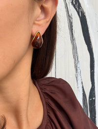 Juney Dome Earrings-14k Gold