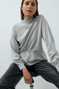 Faux Leather Carrot Fit Trousers