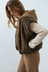Reversible Bodywarmer with Hood