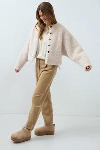 Sweater with Batwing Sleeves