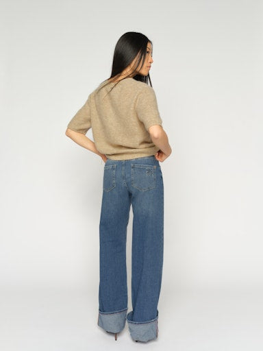 MMDara Turn-up Jeans