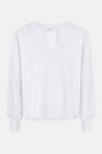 Relaxed V-Neck Sweatshirt