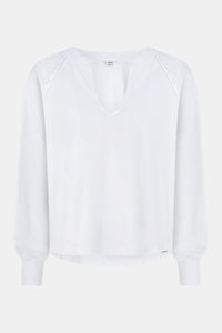 Relaxed V-Neck Sweatshirt