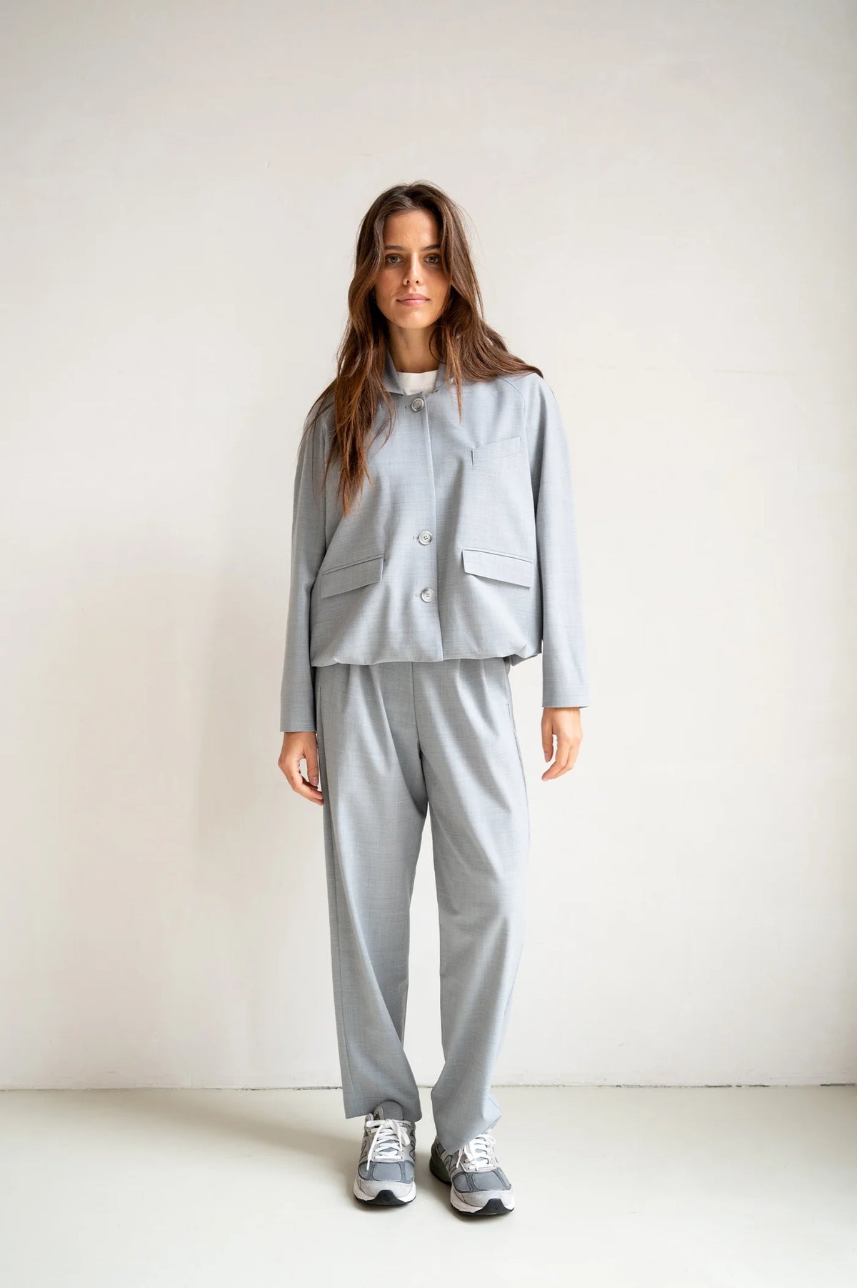 Blazer  Grey  Melange