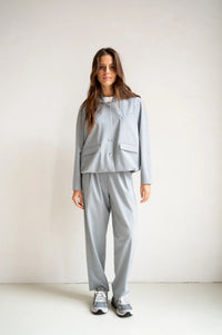 Blazer  Grey  Melange