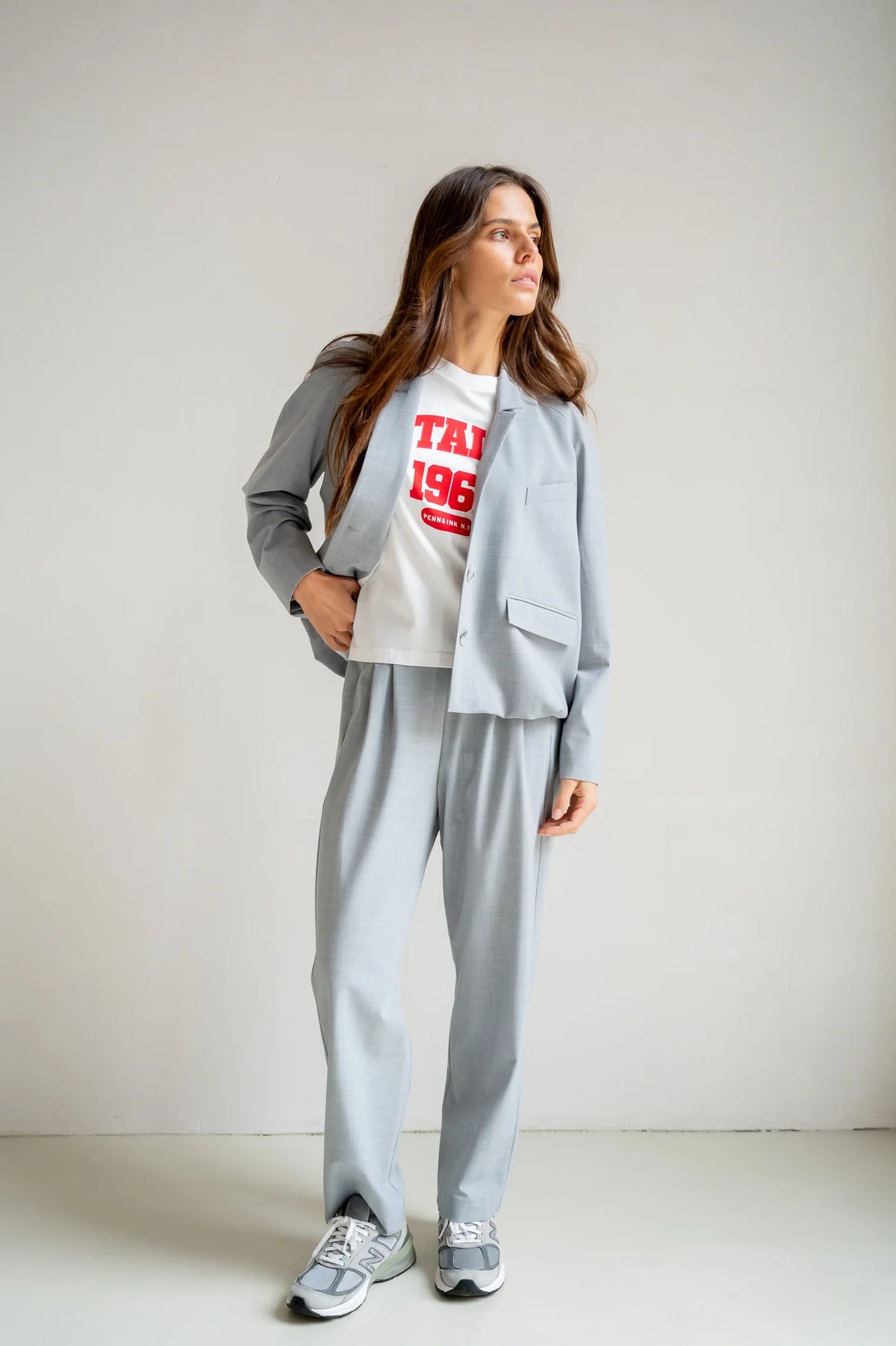 Blazer  Grey  Melange