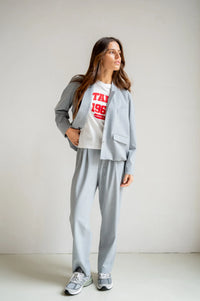 Blazer  Grey  Melange