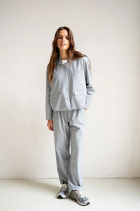 Trousers in Gery Melange