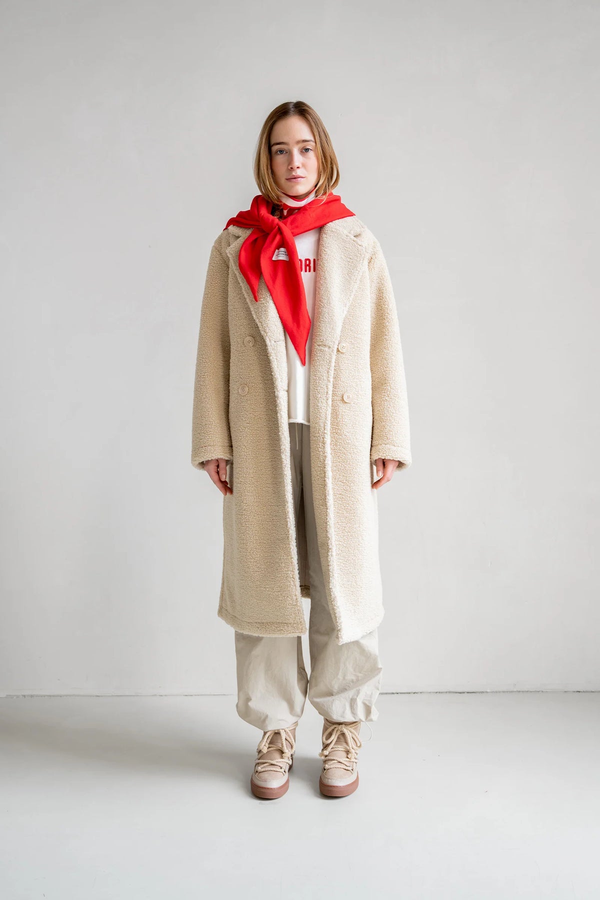 Longline Teddy Coat