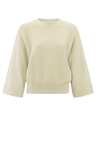 Sweater with Mixed Textures
