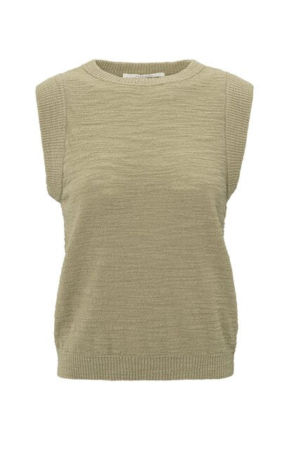 Textured Sleeveless Top