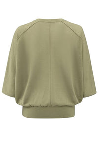 Transparent Sweater with Batwing Sleeves