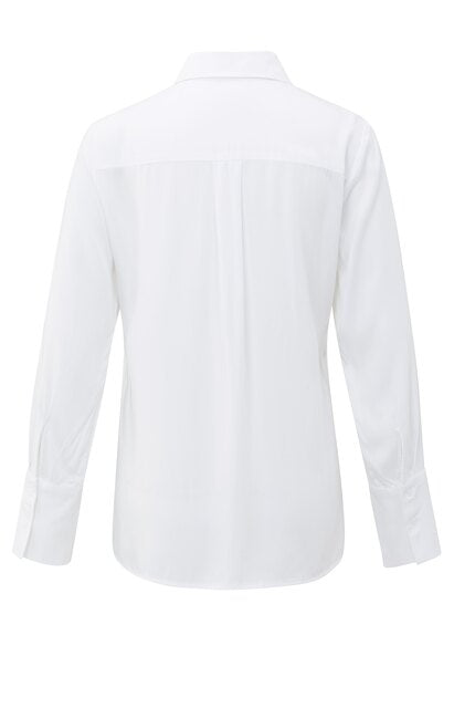 Blouse with Subtle Button Detail and Waist Accent