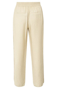 Textured Wide Leg Trousers