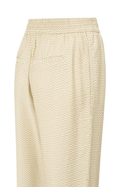 Textured Wide Leg Trousers