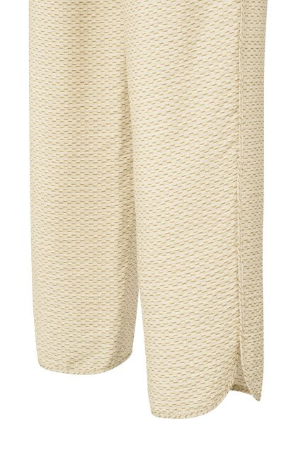 Textured Wide Leg Trousers
