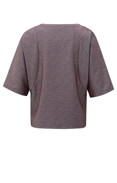 Woven T-shirt with Seam Details