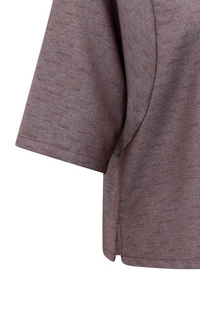 Woven T-shirt with Seam Details