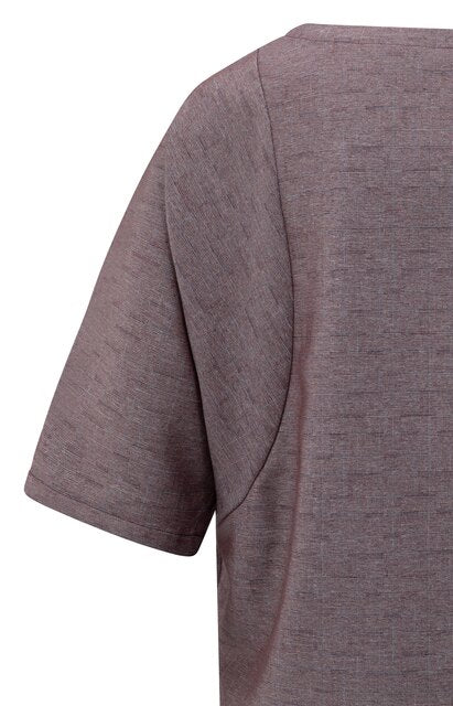 Woven T-shirt with Seam Details