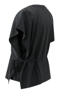 Short Sleeve top with Tie Detail