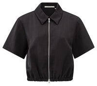 Satin Short-Sleeve Jacket