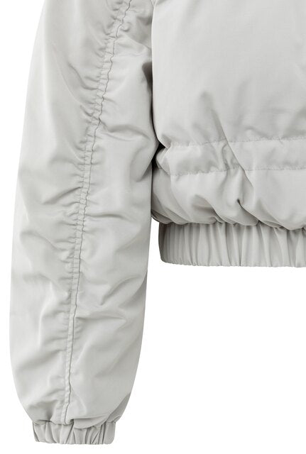 Cropped Jacket with Zip-off Sleeves