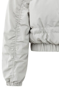 Cropped Jacket with Zip-off Sleeves