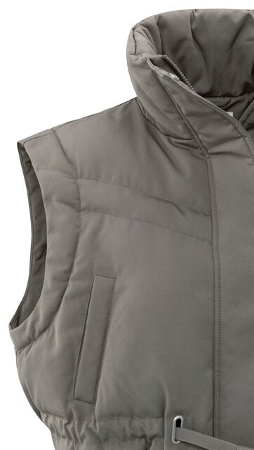Cropped Jacket with Zip-off Sleeves