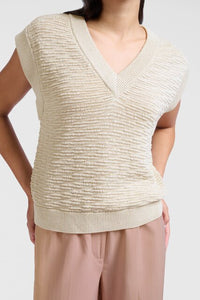 Sleeveless Knitted Top