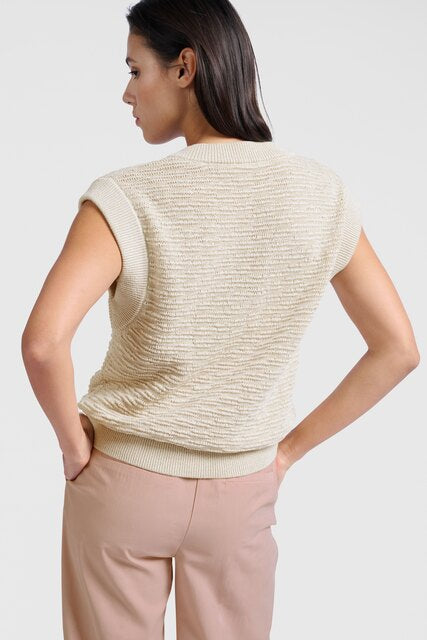 Sleeveless Knitted Top