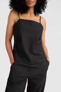 Straight-leg Trousers with Folded Detail at Sideseam