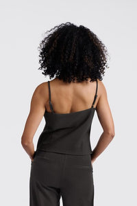 Straight-leg Trousers with Folded Detail at Sideseam