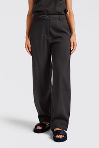Straight-leg Trousers with Folded Detail at Sideseam