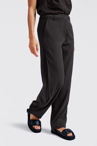 Straight-leg Trousers with Folded Detail at Sideseam