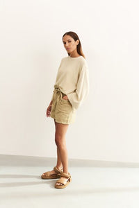 Sweater with Mixed Textures