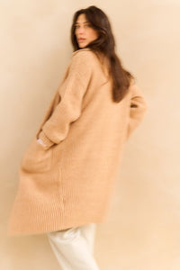 Long Sleeve Top with Woven Hem and Cuff Detail