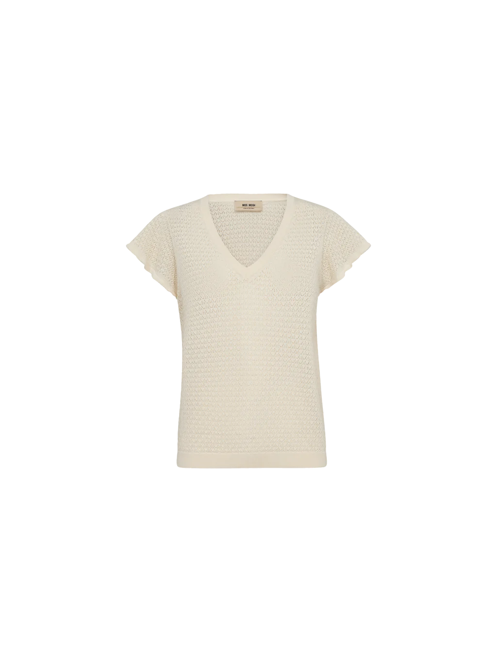 MMGanna Pattern V-neck Knit