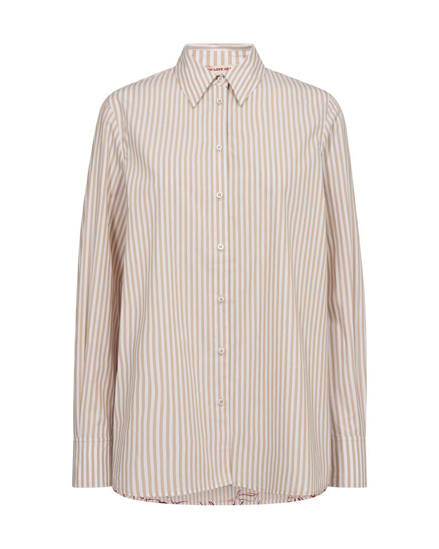 MMElinda Leafy Stripe Shirt