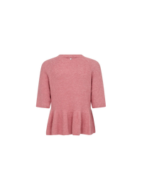 MMThora SS O-Neck Frill Knit