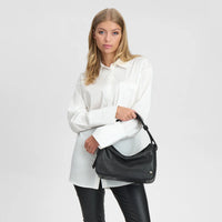 Shoulderbag with Leopard Lining