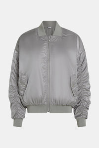 Metallic Bomber Jacket