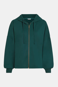 Zip-Up Hoodie in Travel Fabric