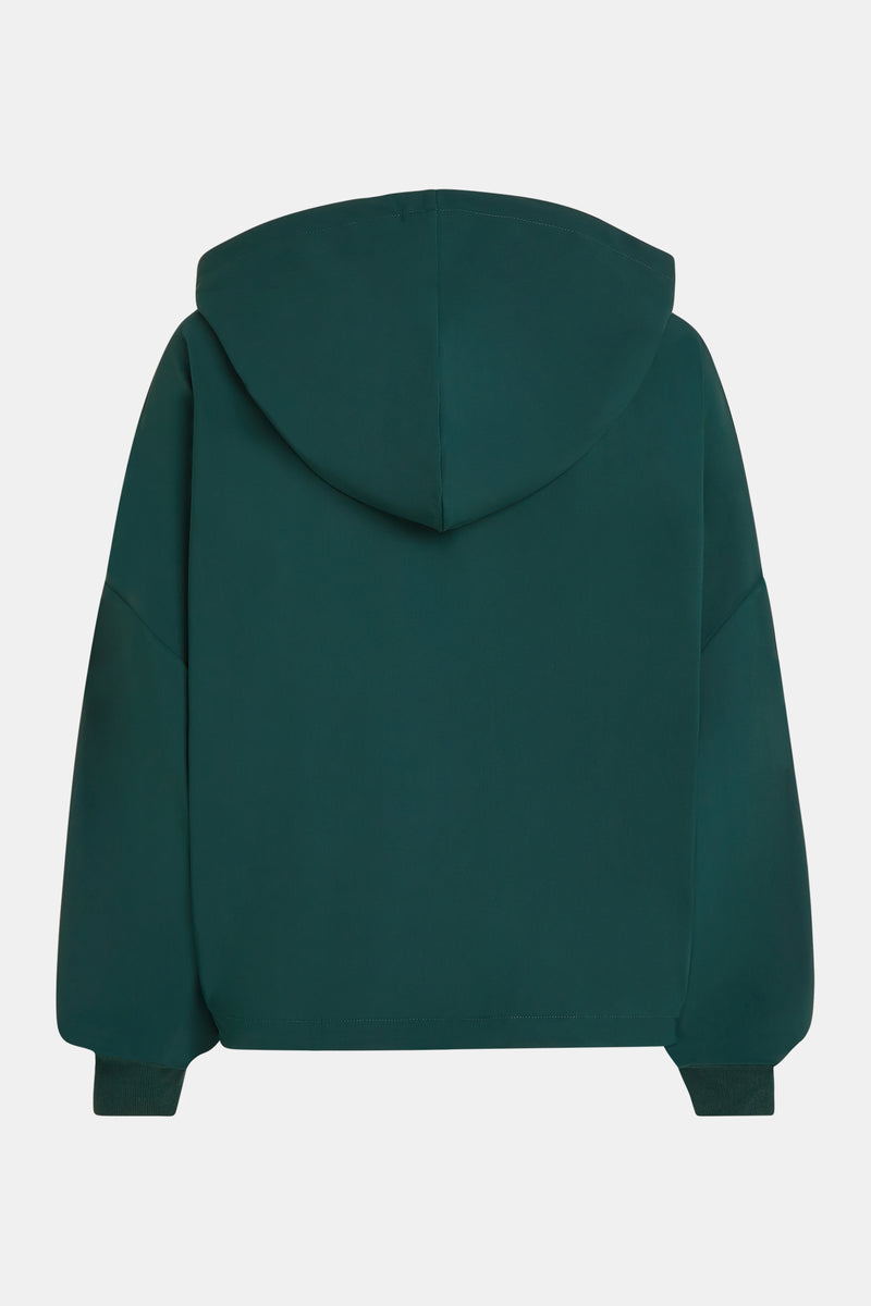 Zip-Up Hoodie in Travel Fabric