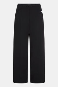 Wide-Leg Stretch Trousers